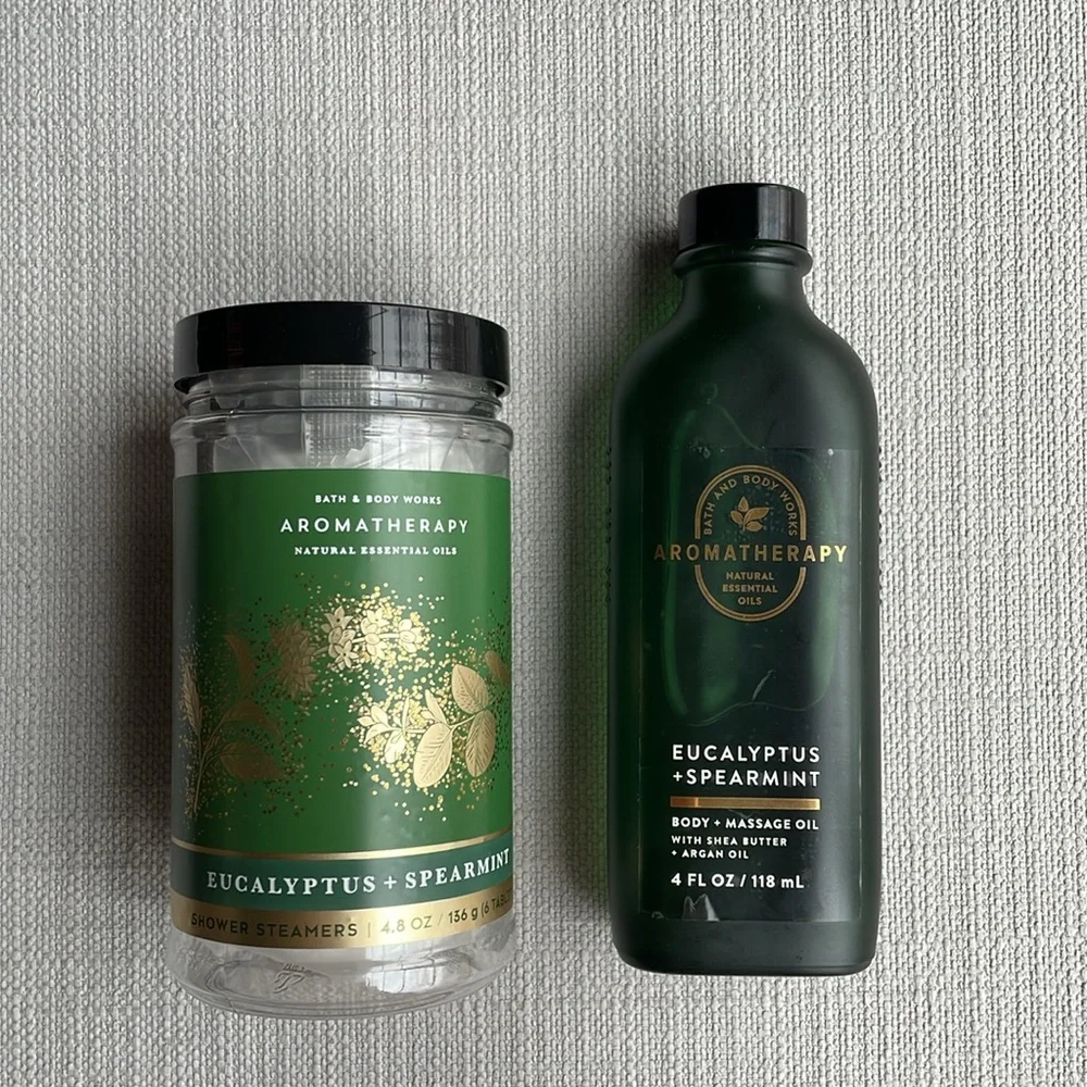 Bath and body works aromatherapy eucalyptus & spearmint bundle